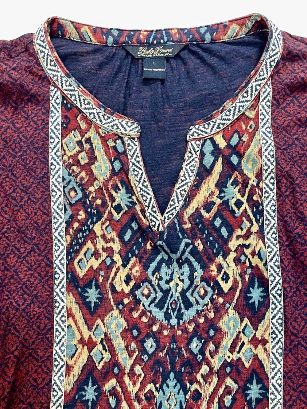 Lucky Brand Women's Lightweight Colorful Shirt